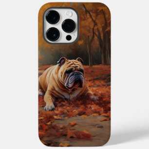 Bulldog i Höst löv Fall Inspire