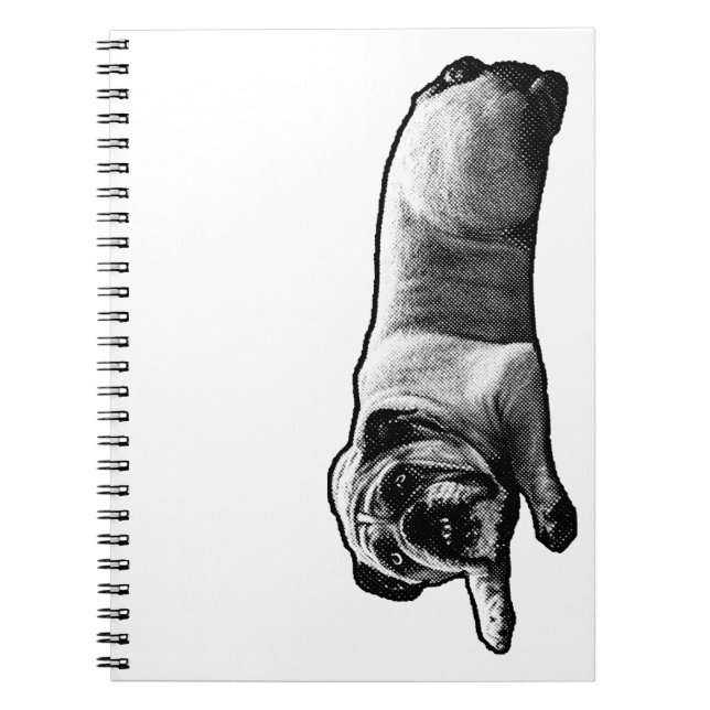 Bulldog i marginalerna anteckningsbok (Framsidan)