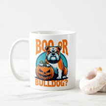 Bulldog i Pop Art Styls Halloween