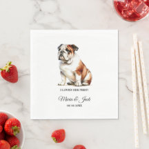 Bulldog Jag älskade henne först Bröllop