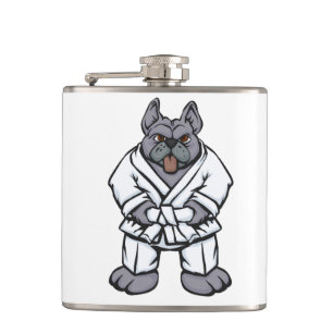 Bulldog jiu jitsu välj bakgrund färg fickplunta