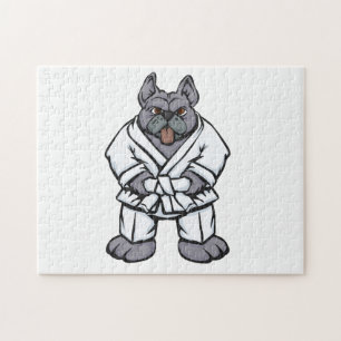 Bulldog jiu jitsu  välj bakgrund färg pussel