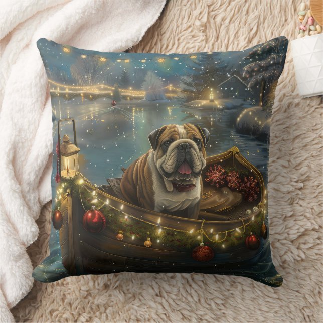 Bulldog Jul Festive Voyage Kudde (Filt)