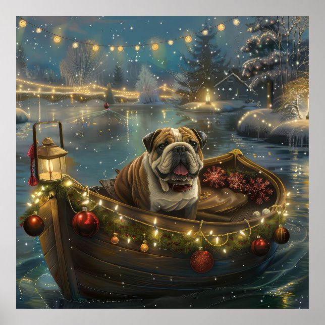 Bulldog Jul Festive Voyage Poster (Framsidan)