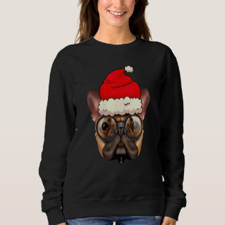 Bulldog jul hund jultomte mössa jul pojkar barn tj t shirt