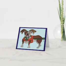 Bulldog Jul Tomte Inbjudan