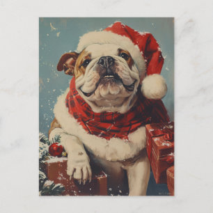 Bulldog-jul Vykort