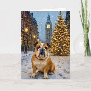Bulldog Julkort Helgkort