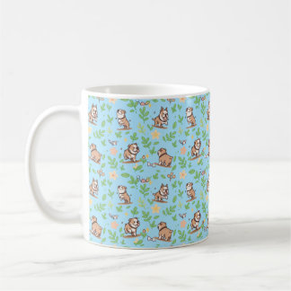 Bulldog Kaffemugge Glädjande Vårblomma Hund Gåva Kaffemugg