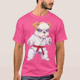 Bulldog Karate Kung fu Martial Arts Taekwondo Judo T Shirt