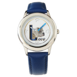 Bulldog Kärlek Art Gifts Armbandsur