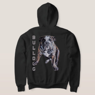 Bulldog Konst Hoodies Anpassad Bulldog Hoodie Jack T Shirt