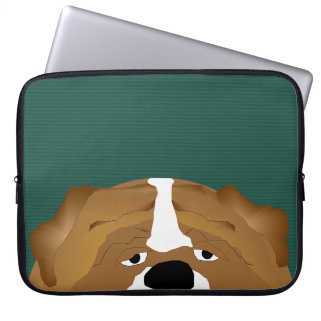 Bulldog Laptop sleeve (Framsidan)