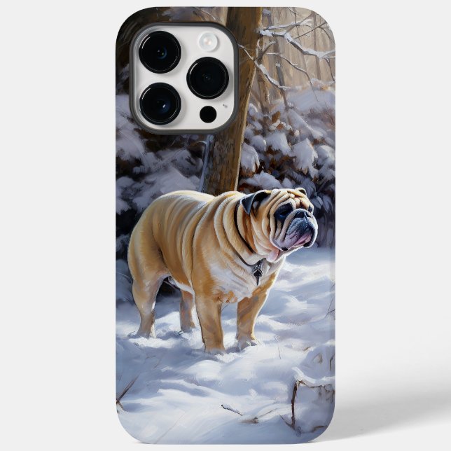 Bulldog Låt det snöa jul Brushed (Baksida)
