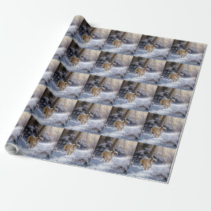 Bulldog Let It Snow Jul Borstad Presentpapper