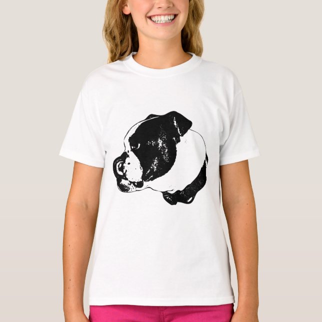 Bulldog Lick Look Winter Tee (Framsida)
