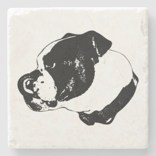 Bulldog Lick Stone Coaster Stenunderlägg