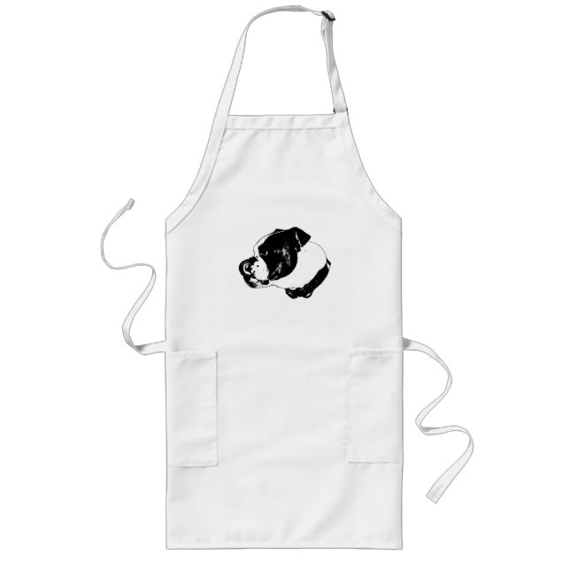 Bulldog Line Kitchen Apron Långt Förkläde (Framsidan)
