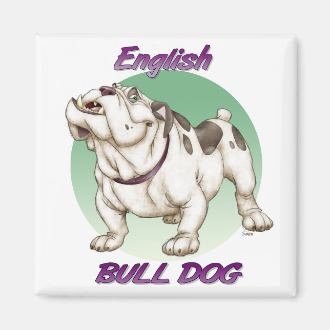 bulldog magnet (Framsidan)