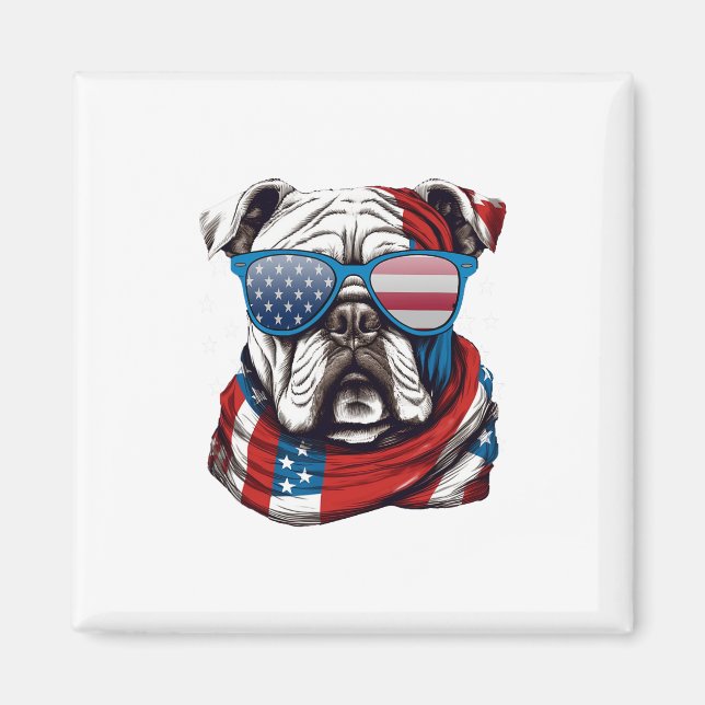 Bulldog Magnet (Framsidan)