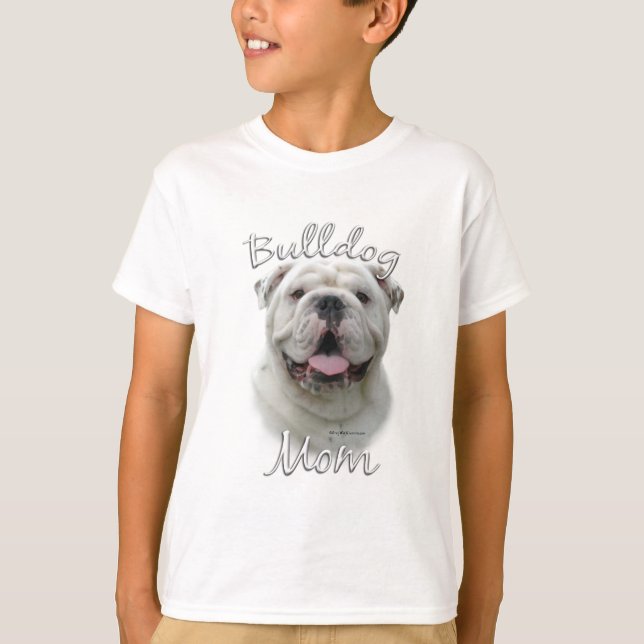 Bulldog Mamma 2 T-shirt (Framsida)