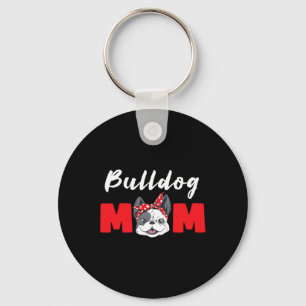 Bulldog Mamma - Bulldog Nyckelring