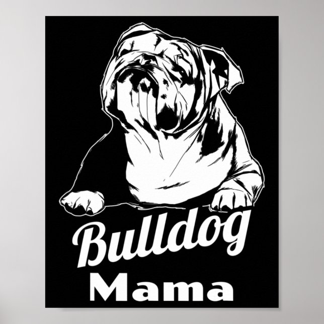 Bulldog Mamma Poster (Framsidan)