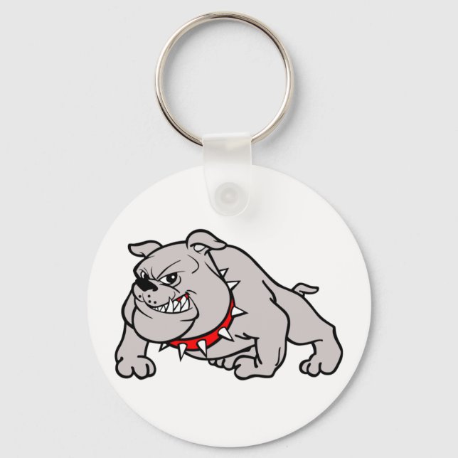 BULLDOG MASCOT NYCKELRING (Framsida)