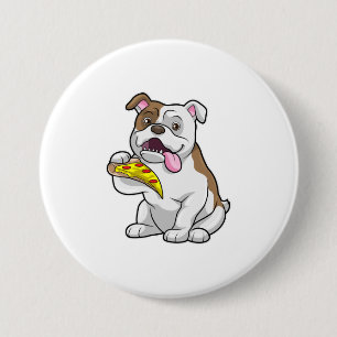Bulldog med Biet i Pizza Knapp