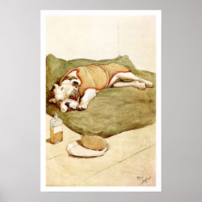 Bulldog med Mysterious Sjukdom Poster (Framsidan)