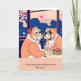 bulldog message happy birthday kort