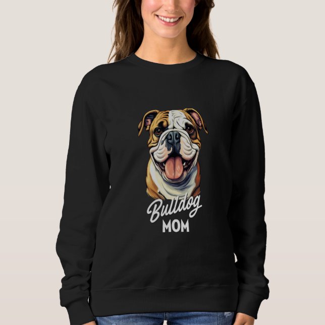 Bulldog Mom  Dog for Pet  Bulldog Mom 1 T Shirt (Framsida)