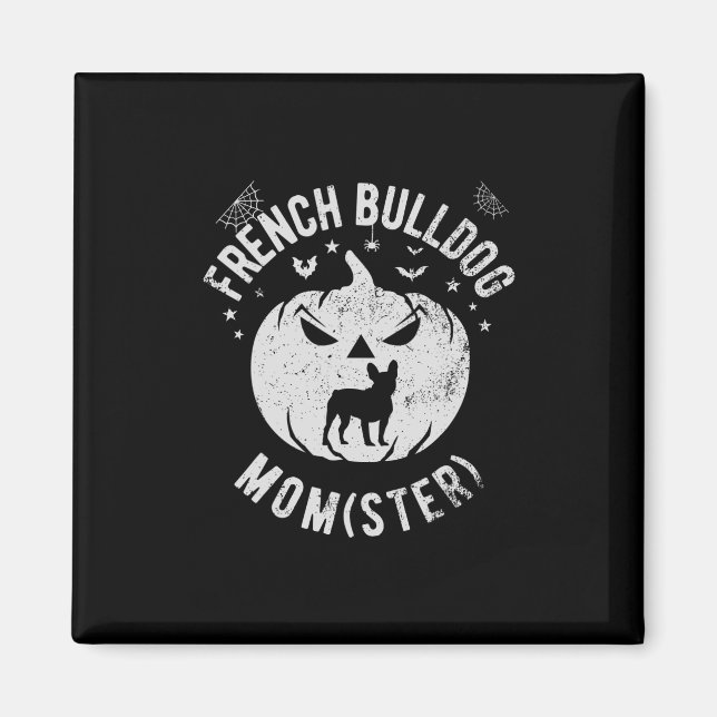 Bulldog Momster - Halloween Magnet (Framsidan)