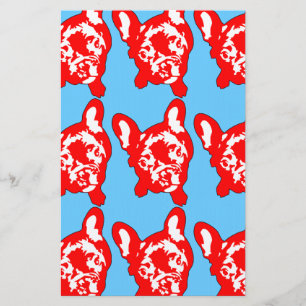 Bulldog-mönster Brevpapper