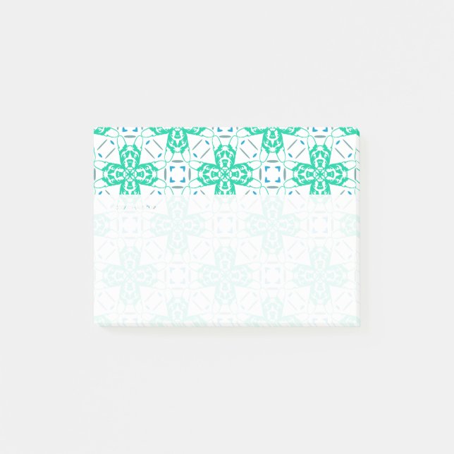 Bulldog mönster post-it block (Framsida)