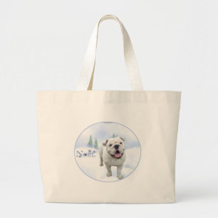 Bulldog Noel Bag Jumbo Tygkasse