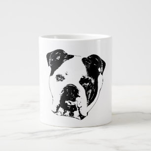 Bulldog Noel Close-Up Jumbo Mugg