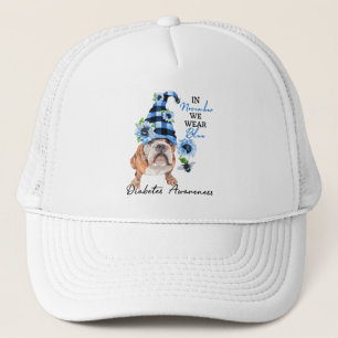 Bulldog November Vi Bära Blue Diabetes Awareness Keps