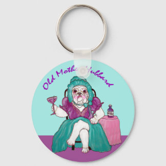 Bulldog Old Mor Hubbard Nyckelring