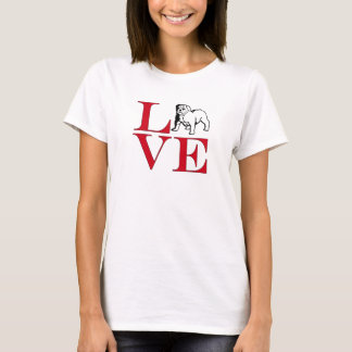 Bulldog Owner Bulldog Älskare - Light Färgad Tee