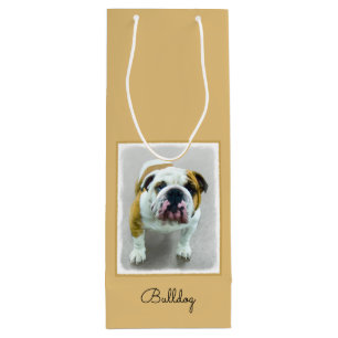 Bulldog Painting - Cute Original Hund Art
