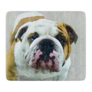 Bulldog Painting - Cute Original Hund Art