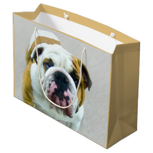 Bulldog Painting - Cute Original Hund Art