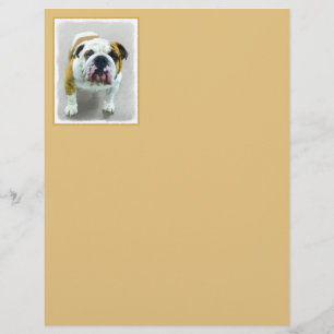Bulldog Painting - Cute Original Hund Art