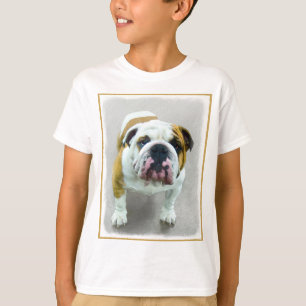 Bulldog Painting - Cute Original Hund Art T Shirt