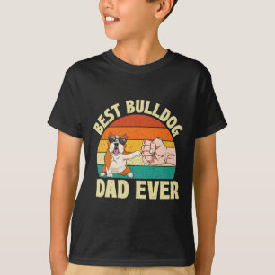 Bulldog Pappa någonsin - ägare av Hundägare-sällsk T Shirt