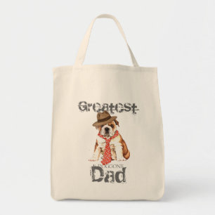 Bulldog Pappa Tygkasse