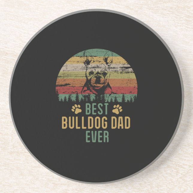 Bulldog pappa underlägg (Framsidan)
