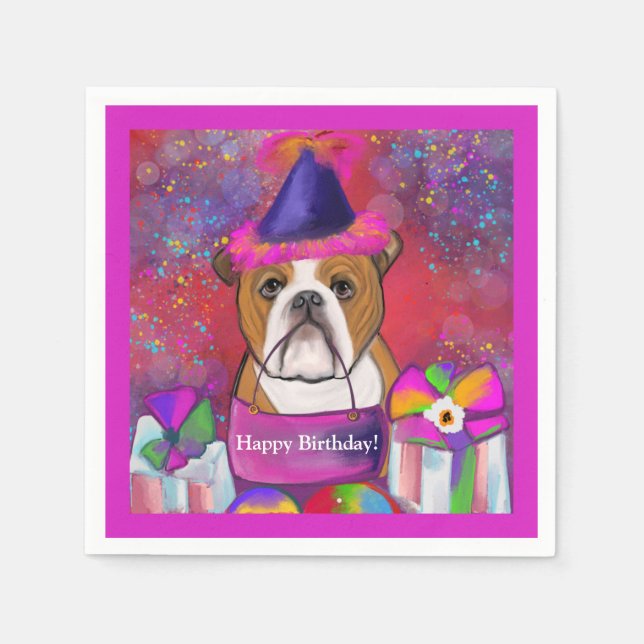 Bulldog       pappersservett (Framsidan)