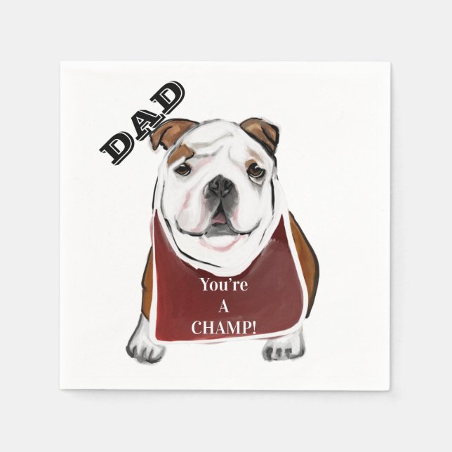 BULLDOG PAPPERSSERVETT (Framsidan)